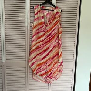 Cupio Pink and Orange Patterned dress